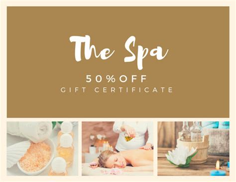 Spa Day T Certificate Template 3 Best Templates Ideas For You Best Templates I T