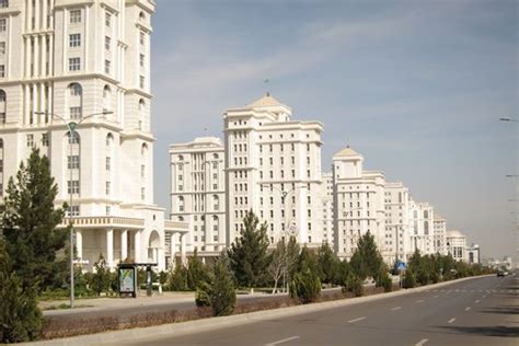 Ashgabat Turkmenistan All Marble Appartment Blocks