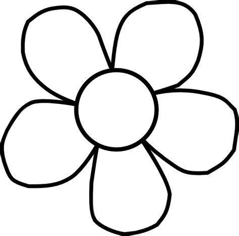 Bold White Flower Clip Art At Vector Clip Art Online