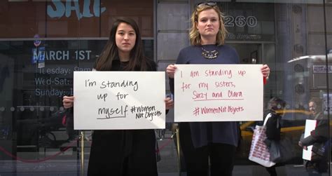 Women Not Objectss Istandup Campaign Shows What Objectification Looks