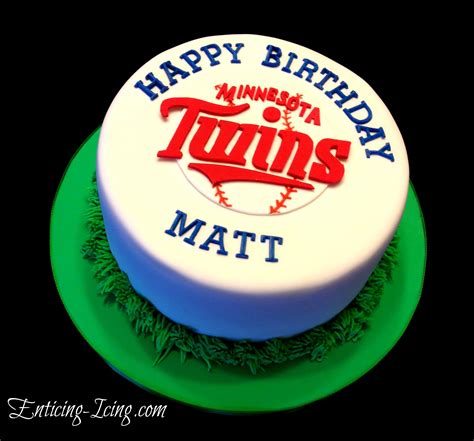 Minnesota Twins Cake Enticing Icing Birthday Ideas Birthday Parties