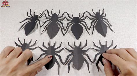 How To Make Paper Spiders How To Make Spiders For Halloween