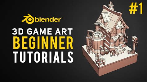 3d Game Art Blender Tutorial 28 Beginner 1 Youtube