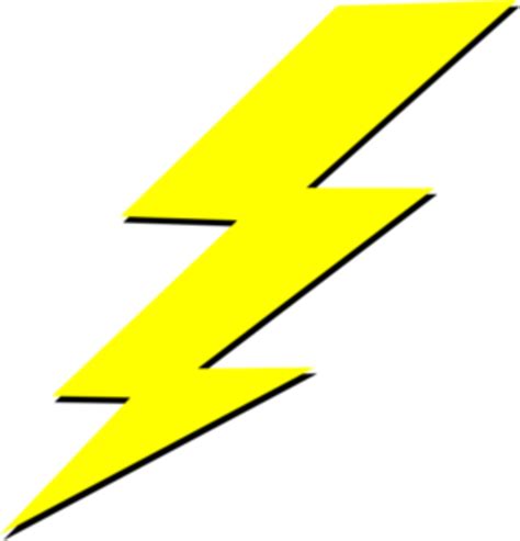Transparent Lightning Bolt Clipart Best