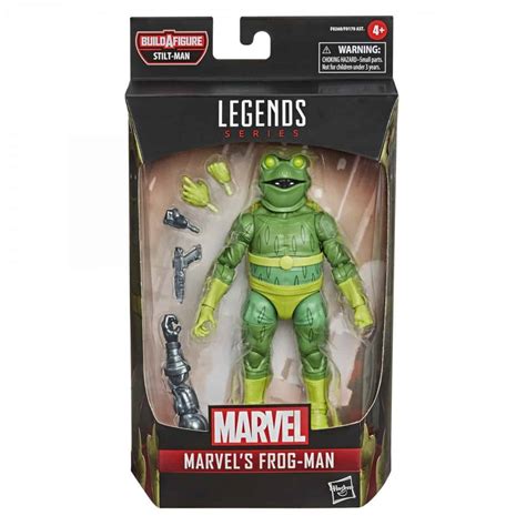 Marvel Legends Series Spider Man 6 Inch Marvels Frog Man Figure In Pck
