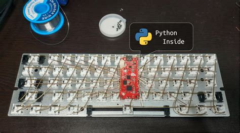 Github Makerdiarypython Keyboard A Hand Wired Usb And Bluetooth