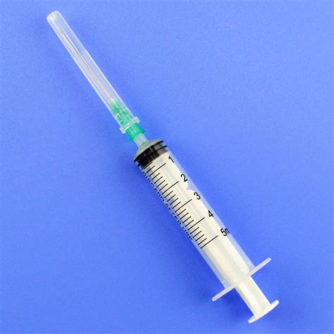 Buy 100pack 5mlcc 21g Disposable Syringe With Needleindustrial