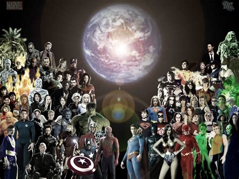 Marvel And Dc Comics Wallpapers Wallpapersafari