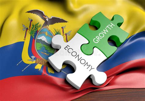 Ecuador Economy And Financial Market Growth Concept Stock Illustration