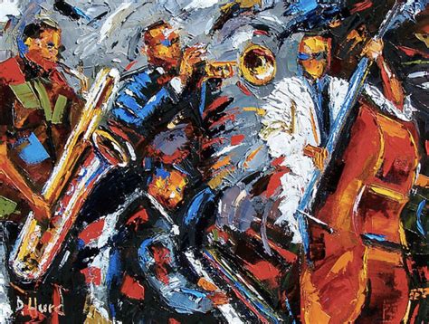 Daily Painters Abstract Gallery Original Jazz Art Music Abstract