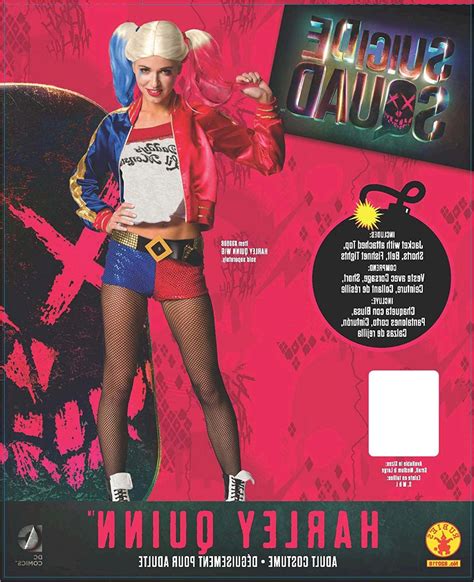 Rubies Womens Suicide Squad Deluxe Harley Quinn Multi Colored Size