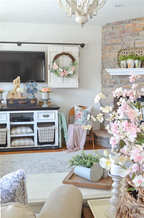 Spring Refresh In The Living Room