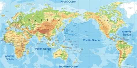 Ocean Facts Die Weltmeere Und Kontinente Geographie Micro Blogs