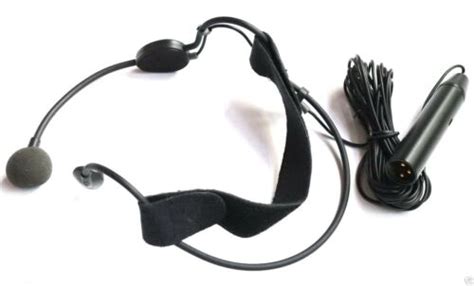 Professional Me3c Cardioid Mic Headset Headworn Microhone Xlr 3pin 5m
