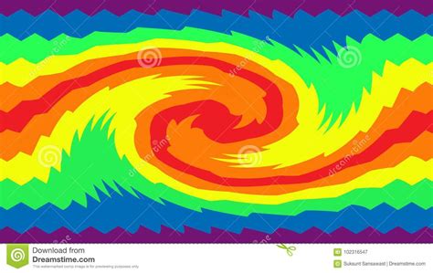 Rainbow Twirl Stock Illustration Illustration Of Beautiful 102316547