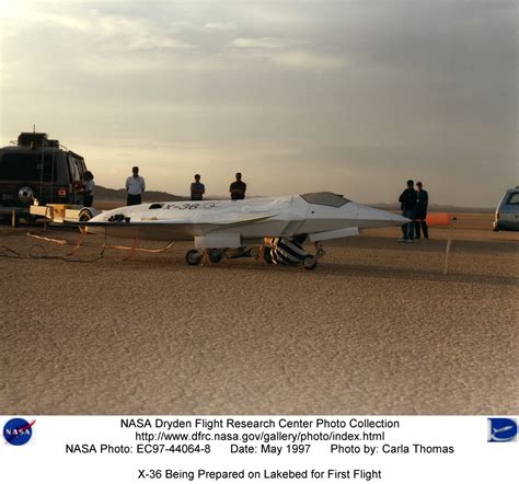 X 36 Tailless Fighter Agility Research Aircraft Photo Collection Medium