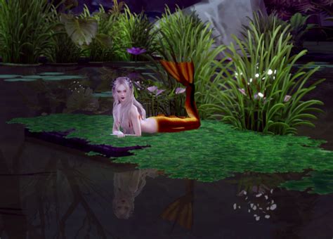 Moon Galaxy Sims Sims 4 Mermaid Siren