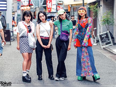Harajuku Girls In Trendy Street Styles W Bubbles Oh Pearl Faith