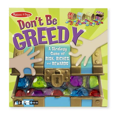 Melissa And Doug Dont Be Greedy Strategy Game 4 Treasure Chests 33