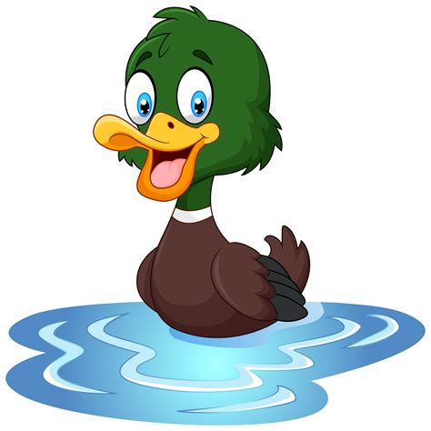 Cartoon Duck Png Free Logo Image