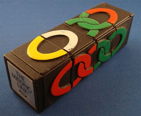 1980s Ideal Missing Link Rubik Cube Style Vintage Puzzle Toy Thinking