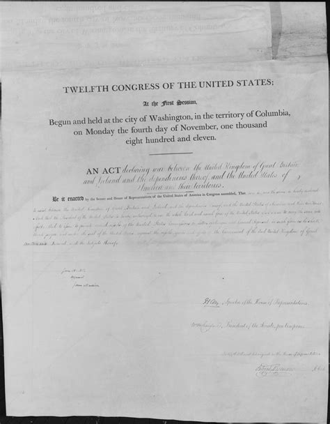 The American Declaration Of War From June 18 1812 Dpla