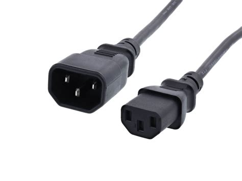 12 Ft Power Cord Extension C13 Standard Computer Cable Store
