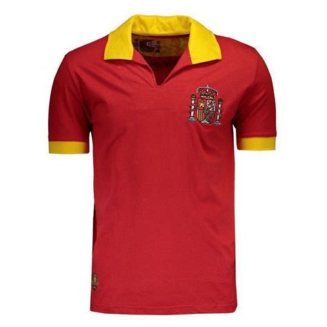 Esta é a camisa espanha ii 2020 produzida pela famosa marca. Camisa Espanha Retrô Nº 9 - FutFanatics