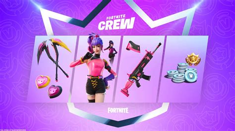 Fortnite March Crew Pack Tracy Trouble Sets Her Heart On The Island