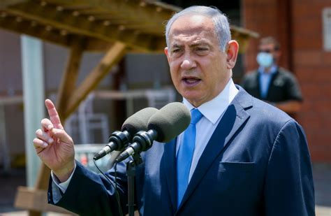 Prime Minister Benjamin Netanyahu Visits Home Front Command August 4 2020