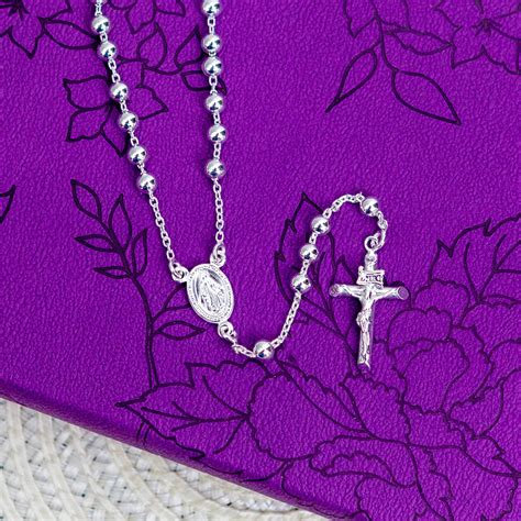 Petite Italian Sterling Silver Rosary The Catholic Company®