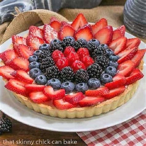 Easy Summer Fruit Tart Wow Your Guests That Skinny Chick Can Bake