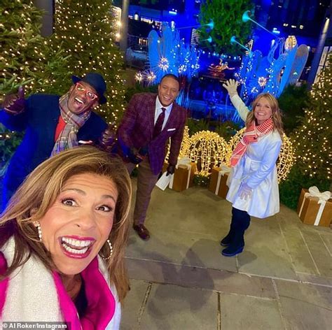 Al Roker Yells For Joy As He Films In The Today Show Plaza Daily Mail