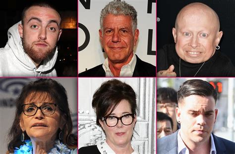 Untimely Celebrity Deaths Of 2018