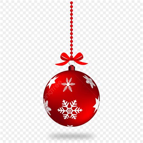 Red Christmas Ball Ornament Clipart