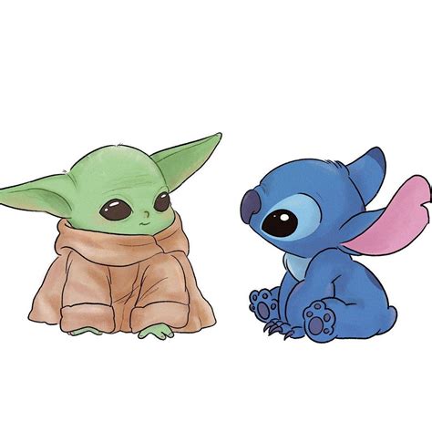 Baby Yoda Cartoon Drawing And Cartoon Yoda Drawing Cute Cartoon