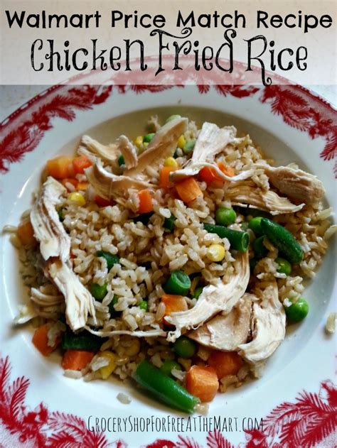 Nine years later, the chain is still around and growing, and enjoying the benefits of a brand that has become familiar with chicken. Walmart Price Match Recipe: Chicken Fried Rice | | Grocery ...