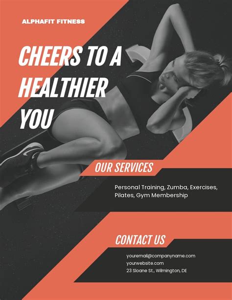Free Fitness Flyer Templates In Adobe Photoshop Psd