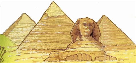 Piramid Animation Sketches Egypt Egyptian Pyramids