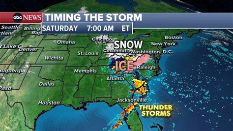 Cross Country Storm Forecast These Are The Regions Where It Will