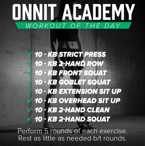 Onnit Academy Workout Of The Day 43 Kettlebell Workout Onnit Academy