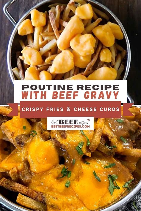 Delicious Poutine With Beef Gravy In 2021 Poutine Recipe Beef