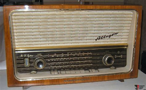 Reduced Vintage 1961 Telefunken 5183w Allegro Hi Fi Stereo Tube Radio