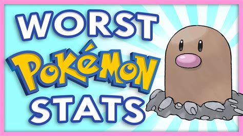 Worst Pokemon Stats Youtube