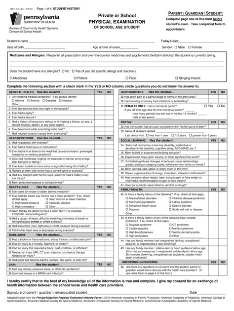 Pdf Blank Physical Exam Forms 2020 2022 Fill And Sign Printable
