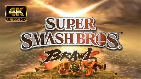 Super Smash Bros Brawl Intro 4k60fps Youtube