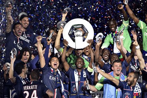 Ligue 1 Trophy  PSG crowned Ligue 1 champions as season ended amid