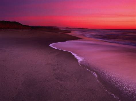 Wallpaper Of Beach The Stunning Sunset Scenery Of Beach Free Wallpaper World