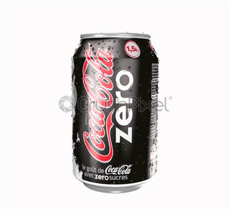 Coca Cola Can On Black Background Stock Photo Crushpixel