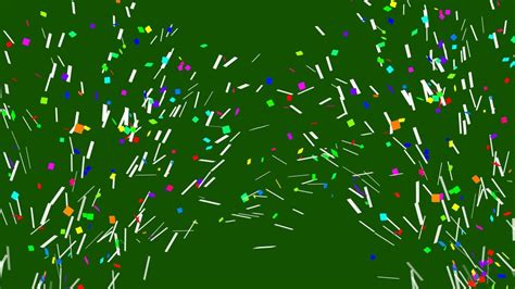 Green Screen Confetti Animation Copyright Free Confetti Effect Hd